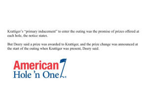 American Hole n One Problems complaints scheme lawsuit complaint