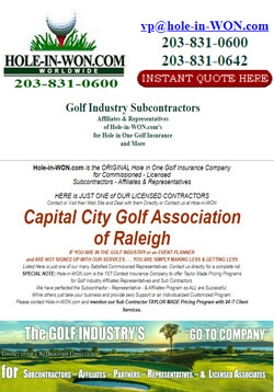 Capital City Golf Association Hole in One Insurance
