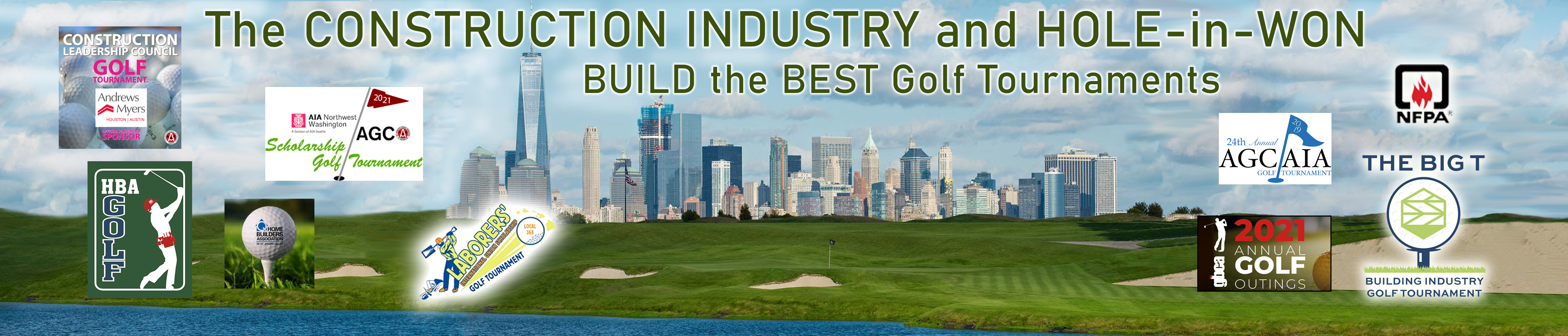 Construction Builder Golf Tournament Golf Insurance Hole-in-WON.com