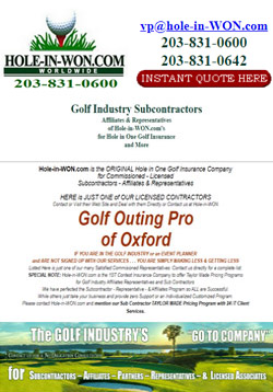 GOLF OUTING PRO Hole in One Insurance