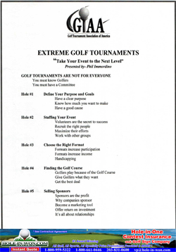 GTAA Hole in One Application