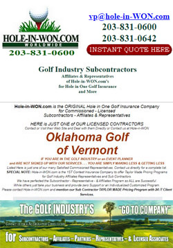 Oklahoma Golf Hole in One Insurance