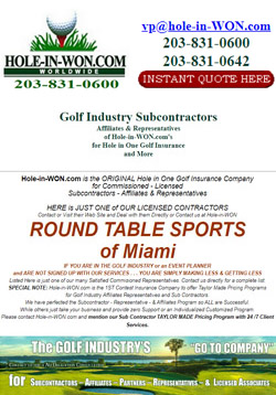 Roundtable Sportsbar Hole in One Insurance