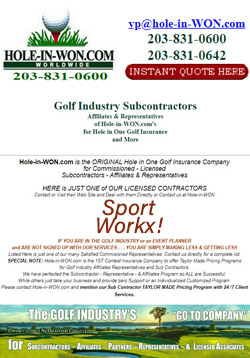 Sport Workx Hole in One Insurance