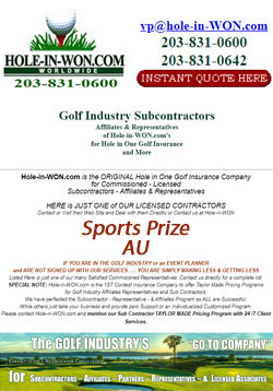 Sports Prize Hole in One Insurance