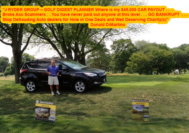 Hole in One Insurance Scam Golf Digest Planner