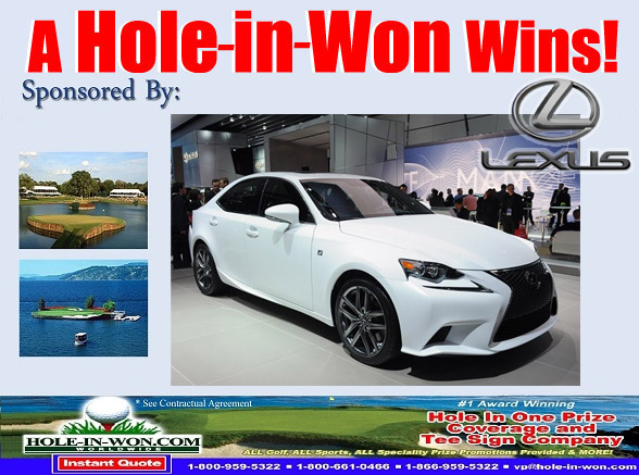LEXUS Hole in One insurance Prizes