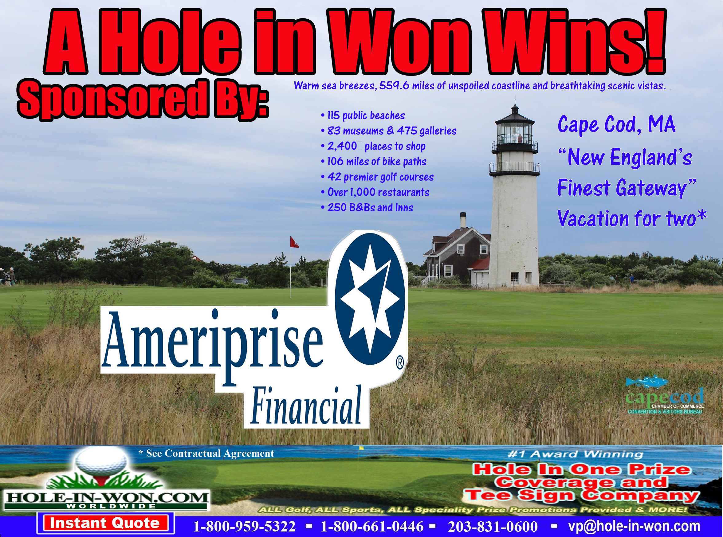 Hole in WON Insurance Putting Contest Images