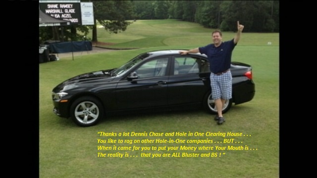 Hole in One fraud Dennis Chase GTAA Clearing House